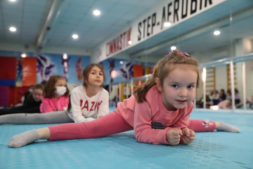 Cimnastik Kurslarına Minik Kursiyerlerden Yoğun İlgi