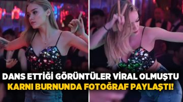 Karnı Burnunda Fotoğraf Paylaştı! Görüntüleri Viral Olan Pavyon Dansçısı Hamile