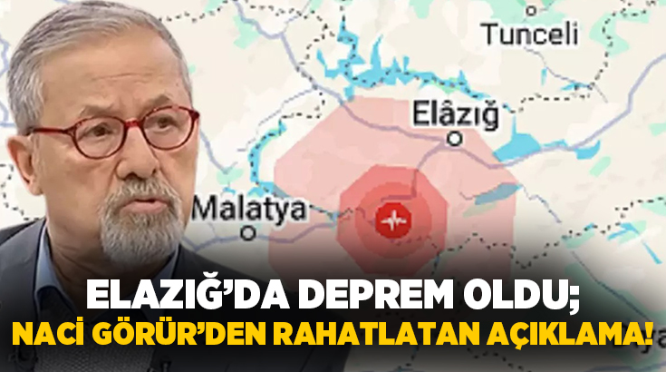 Yer Bilimci Prof. Dr. Naci Görür, Elazığ’ın Sivrice ilçesinde meydana