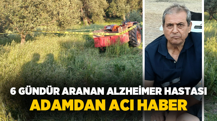 Manisa’nın Soma ilçesinde 6 gündür kayıp olarak aranan Alzheimer hastası