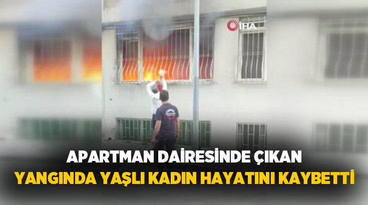 Şişli’de 5 katlı binanın giriş katında çıkan yangında 80 yaşındaki