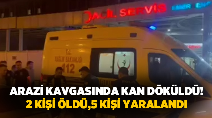 Şanlıurfa’nın Birecik ilçesinde, amca çocukları arasında çıkan silahlı arazi anlaşmazlığı