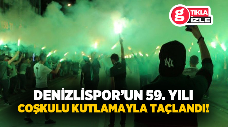 Bölgesel Amatör Lig’e düşmesine rağmen Denizlispor’un 59. kuruluş yıl dönümü,