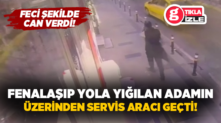 Küçükçekmece’de yürüdüğü sırada fenalaşan adam, yol üzerinde yere yığıldı. Düştüğü