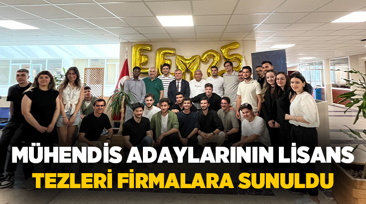 Pamukkale Üniversitesi Mühendislik Fakültesi Elektrik-Elektronik Mühendisliği Bölümü son sınıf öğrencilerinin