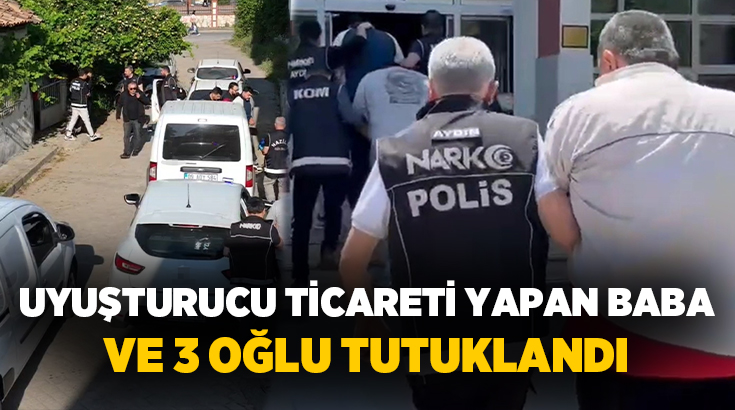 Aydın’ın Nazilli ilçesinde narkotik ekipleri tarafından uyuşturucu madde ticareti yaptığı