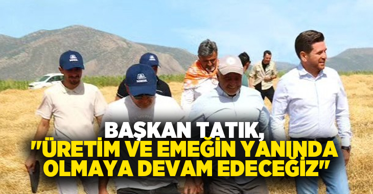 Tavas Belediye Başkanı Kadir Tatık, 14 Mayıs Dünya Çiftçiler Günü
