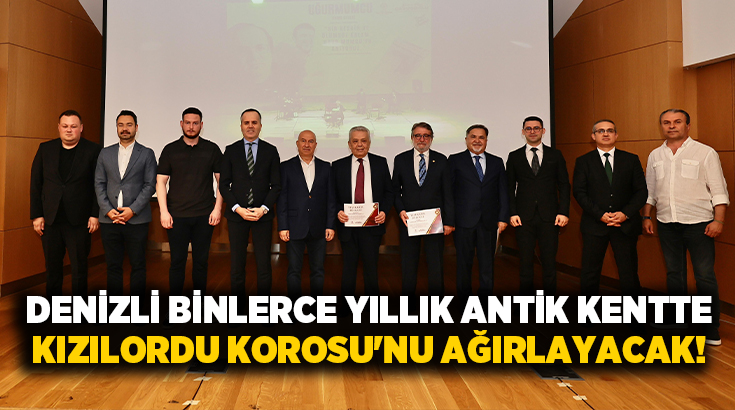 Denizli Büyükşehir Belediyesi Kongre ve Kültür Merkezi’nde düzenlenen toplantıya, Denizli