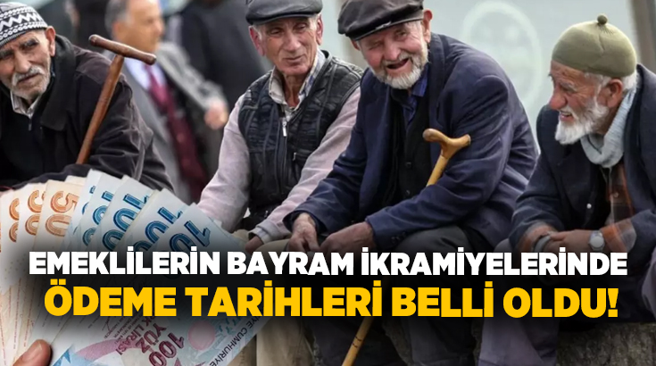 Emeklilerin refahını artırmak için 2018’de uygulanmaya başlayan bayram ikramiyesiyle, emeklilere