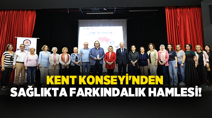 Çatalçeşme Oda Tiyatrosu’nda yapılan seminere Kent Konseyi Başkanı Ali Marım,