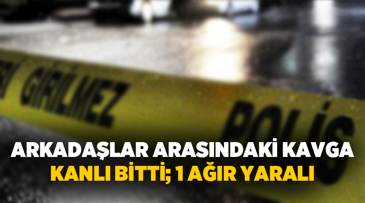 Manisa’nın Sarıgöl ilçesinde iki arkadaş arasında çıkan kavgada bir kişi