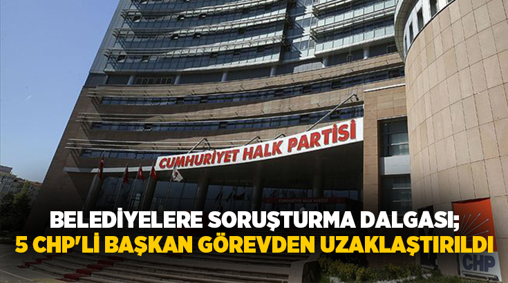 İstanbul Büyükşehir Belediyesi (İBB) ve bazı ilçe belediyelerine yönelik yürütülen