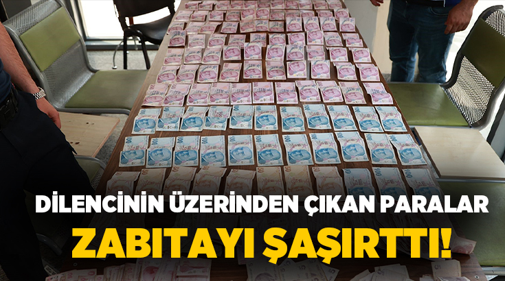 Kocaeli’de bayram öncesi vatandaşın duygularını sömürmeye çalışan dilenci yakalandı, üzerinden