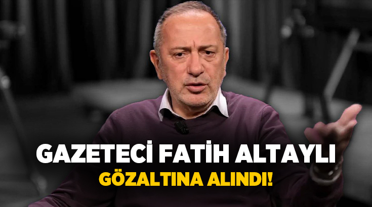 Gazeteci Fatih Altaylı, İstanbul Cumhuriyet Başsavcılığı tarafından “Cumhurbaşkanını tehdit” suçlamasıyla