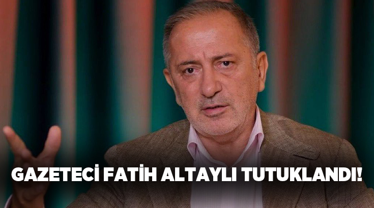“Cumhurbaşkanına tehdit ve hakaret” suçlamasıyla gözaltına alınan gazeteci Fatih Altaylı,