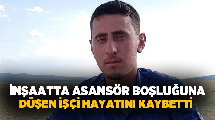  Kütahya’da bir inşaatta asansör boşluğuna düşen işçi hayatını kaybetti.Olay, Dumlupınar