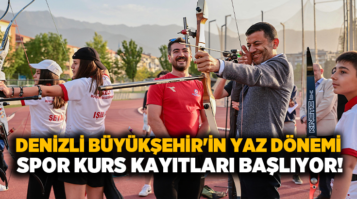 Denizli Büyükşehir Belediyesi’nin geleneksel hale getirdiği spor kursları ile çocuklar