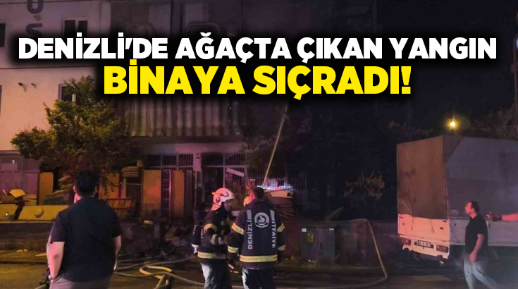 Yangın, Denizli’nin Pamukkale İlçesi Fatih Mahallesinde 1925 Sokak’ta meydana geldi.