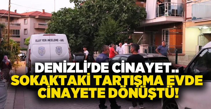 Pamukkale ilçesi Bağbaşı Mahallesi’nde 3 yabancı uyruklu şahıs arasında çıkan