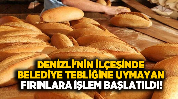 Bayramlarda vatandaşların ekmeksiz kalmasının önüne geçmek için nöbetçi fırın uygulaması