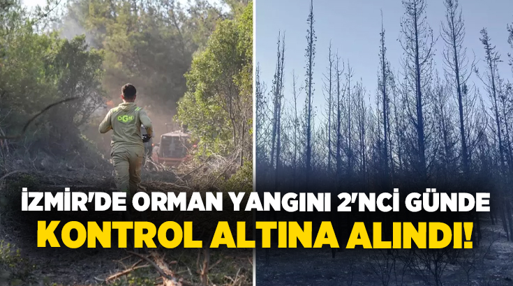 İzmir’de Aliağa Bozköy ile Foça Ilıpınar arasındaki ormanda, dün saat 12.30 sıralarında henüz belirlenemeyen