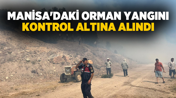 Manisa’nın Gördes ilçesinde zirai alanda başlayan ve ormanlık alana sıçrayan