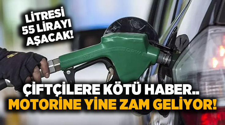 Son olarak ÖTV artışı nedeniyle zamlanan motorinin fiyatı yine artıyor. TÜİK tarafından