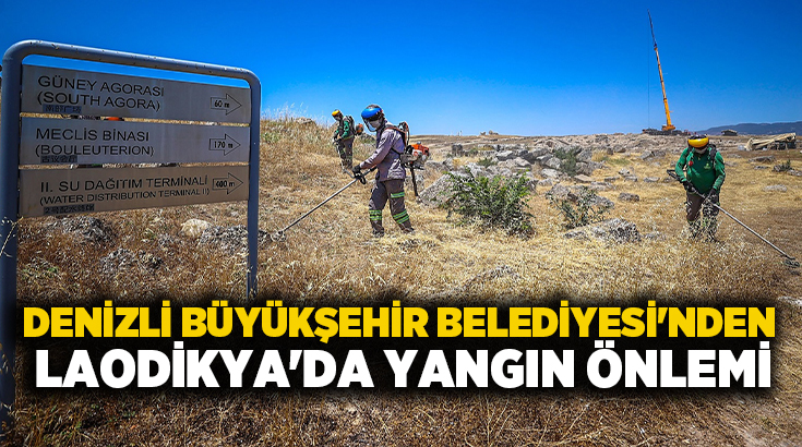 Denizli Büyükşehir Belediyesi, yaz aylarında artan hava sıcaklıklarıyla birlikte olası