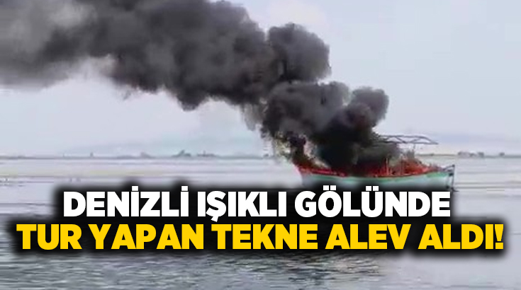 Olay, Denizli’nin Çivril ilçesinde bulunan Işıklı Gölünde meydana geldi. Edinilen