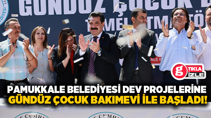 Pamukkale Belediye Başkanı Ali Rıza Ertemur’un seçim vaatlerinden olan gündüz