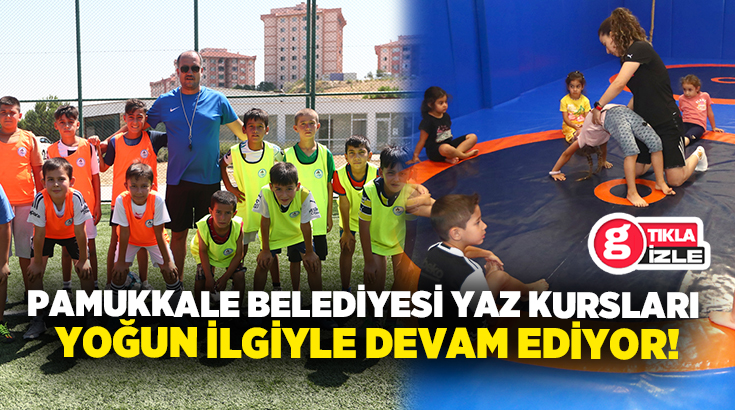 Yaz kursları için tüm hazırlıklarını titizlikle tamamlayarak ilçe halkına ücretsiz