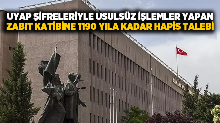 Ankara Cumhuriyet Başsavcılığı tarafından yürütülen soruşturma, zabıt katibi A.Y.’nin eski