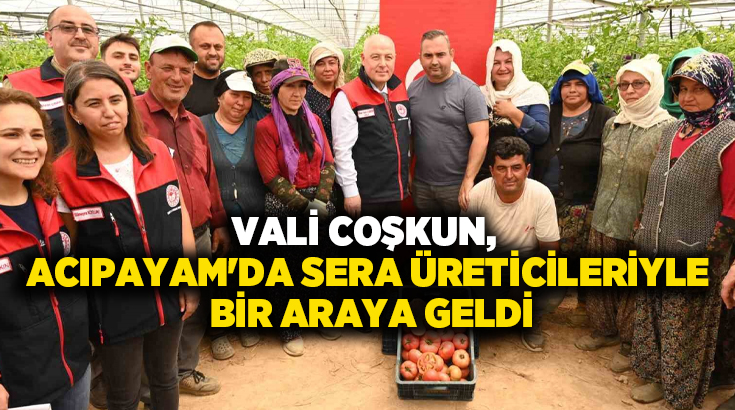 Denizli’nin Acıpayam ilçesi Uçarı Mahallesi’nde bulunan seralarda domates ve biber