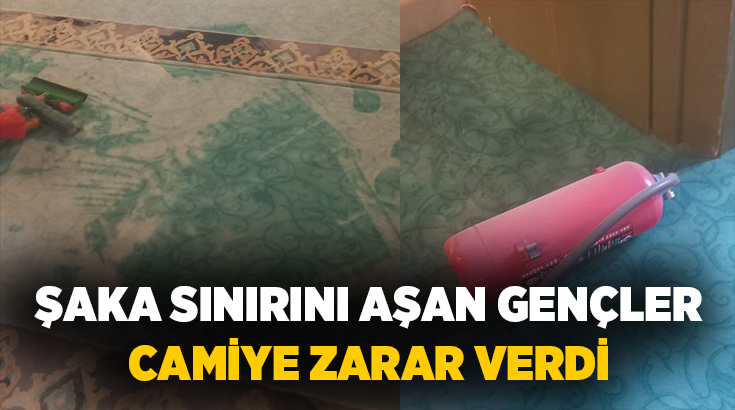 Kütahya’da sabah saatlerinde Ali Paşa Camii’ne giren bir grup genç,