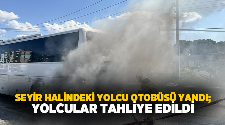 Manisa’nın Kula ilçesinde D300 karayolu üzerinde seyir halinde olan yolcu