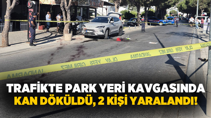 Muğla’nın Bodrum ilçesinde trafikte park yeri ve korna çalma meselesi
