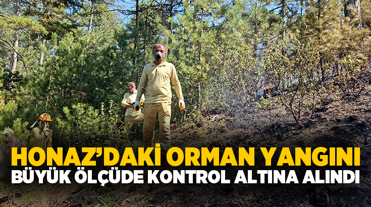 Denizli’nin Honaz ilçesi Karaçay Mahallesi’nde bugün öğle saatlerinde başlayan orman