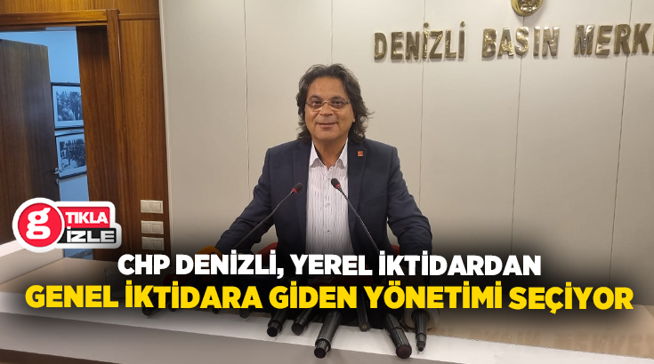 Cumhuriyet Halk Partisi (CHP) Denizli İl Başkanı Ali Osman Horzum,