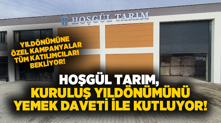 Hoşgül Tarım Kaklık şubesinin kuruluş yıldönümü etkinliğini, 5 Kasım 2025