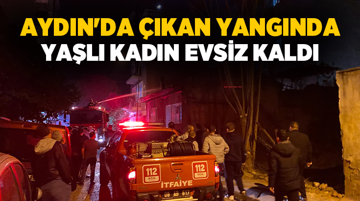 Aydın'ın Efeler ilçesinde meydana gelen yangında büyük çapta maddi hasar
