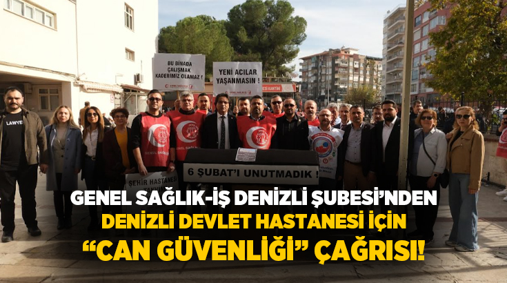 Denizli Devlet Hastanesi’nin depreme dayanıksız olmasına rağmen yıllardır hizmet vermeye