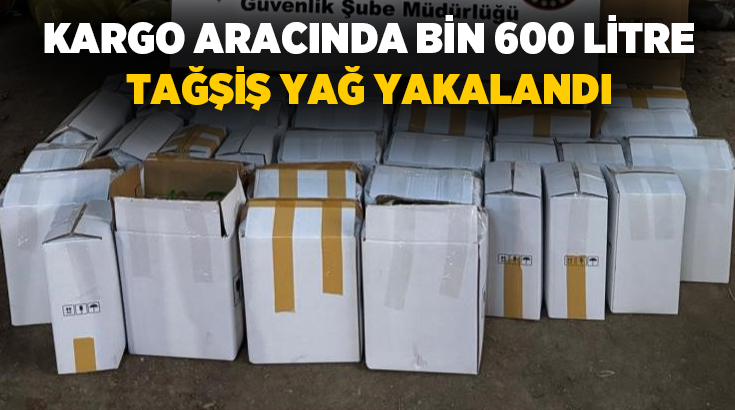 Aydın'ın Efeler ilçesinde bir kargo firmasına ait araca yüklenmiş vaziyette