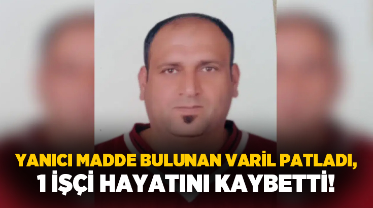 Hatay’ın Samandağ ilçesinde kaynak atölyesinde çalışan işçi Gökhan Fatmaoğulları, içerisinde