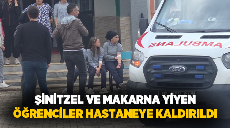 Bursa’nın Orhangazi ilçesinde bulunan bir ortaokulda dağıtılan öğle yemeğinin ardından