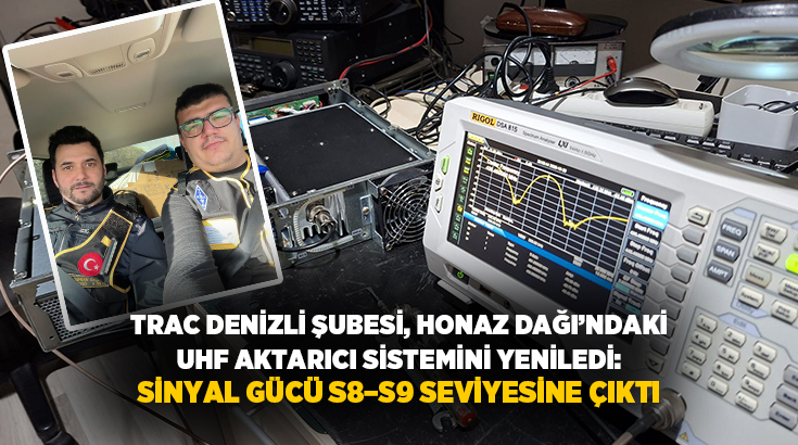 Türkiye Radyo Amatörleri Cemiyeti (TRAC) Denizli Şubesi, bölgenin en yüksek