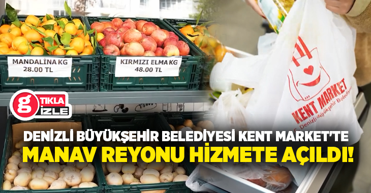 Denizli Büyükşehir Belediyesi, halkın kaliteli ve uygun fiyatlı gıdaya erişimini