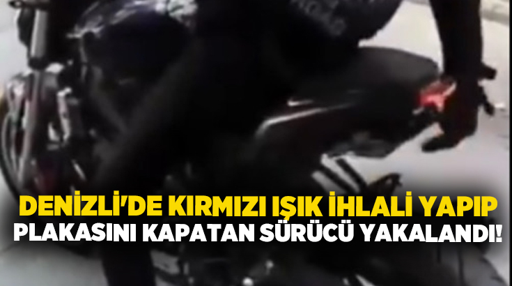Denizli’de sosyal medyada yayılan görüntüler üzerine harekete geçen Trafik Denetleme