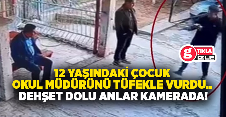 Mersin'in Anamur ilçesinde ortaokul öğrencisi M.K.'nin (12), okul bahçesinde tüfekle