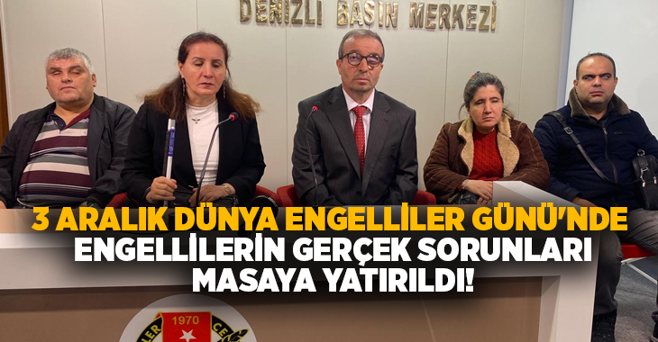 Altı Nokta Körler Derneği Denizli Şube Başkanı Kamil Ay, Gazeteciler