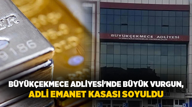 Büyükçekmece Adliyesi'nde milyonluk vurgun ortaya çıktı. Adliyenin Emanet Bürosu'nda görevli